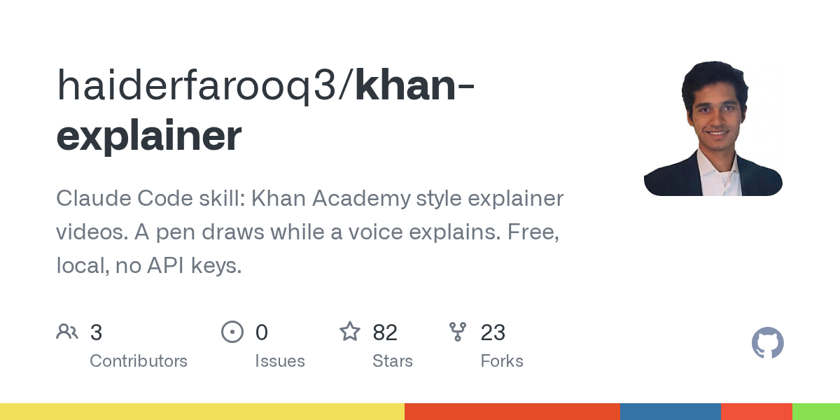 khan-explainer(可汗学院风格讲解视频,48 小时内)