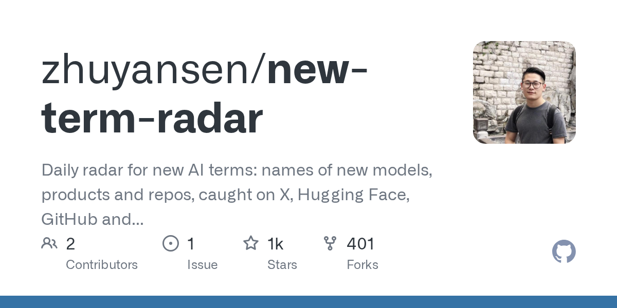 new-term-radar AI 新词雷达(48 小时内)