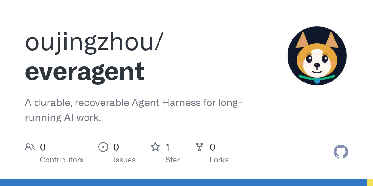 EverAgent 可崩溃恢复的持久化 Agent Harness（48 小时内）