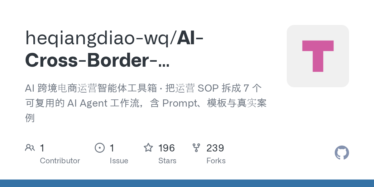 AI 跨境电商运营 Agent 工具箱（48 小时内）
